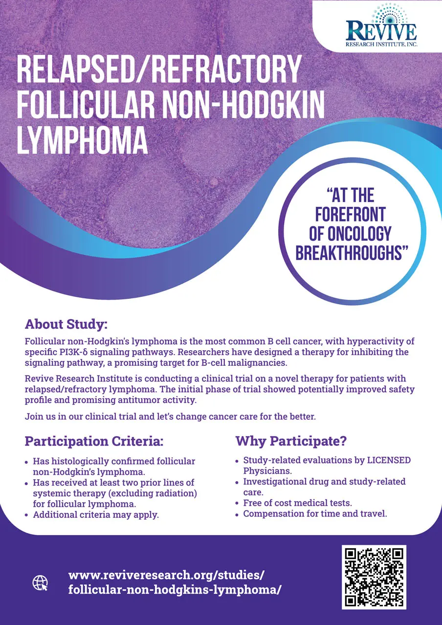 Follicular Non-Hodgkin's Lymphoma Clinical Research Trials