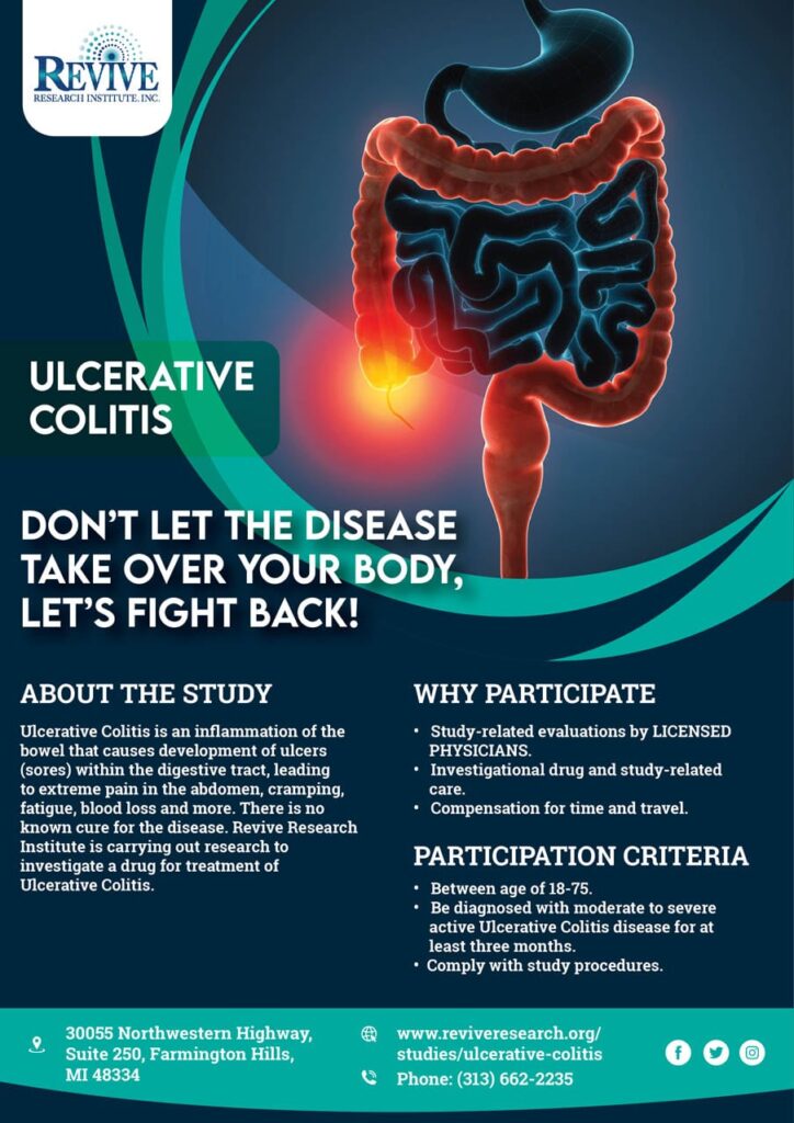 Ulcerative Colitis Revive Research Institute, LLC