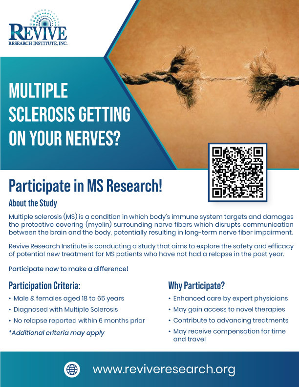 Multiple Sclerosis Clinical Trials Flyer