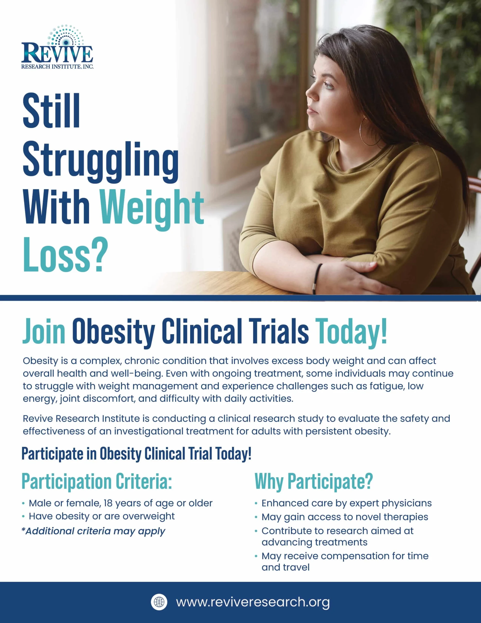 Obesity Clinical Trials Flyer